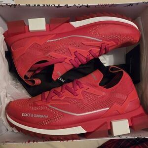 Dolce & Gabbana Red Sneakers